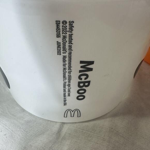 Vintage 1986 McDonald’s Halloween Pumpkin Pail + 3 Boo Buckets 2022 Lot of 4 - Picture 5 of 15